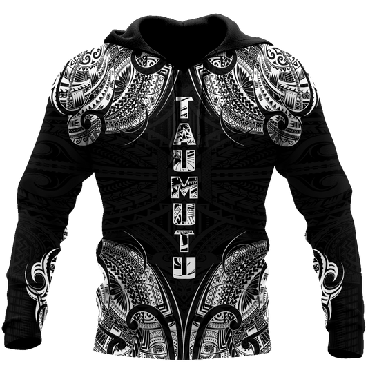 New zealand maori taumutu tattoo 3d all over printed shirt and short for man and women HHT20072002