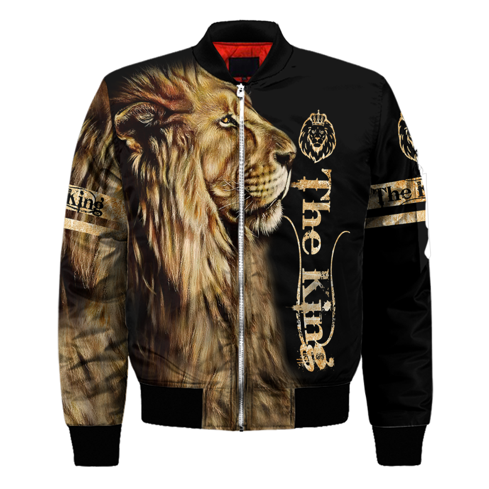 King Lion Over Printed Hoodie TP