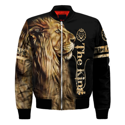 King Lion Over Printed Hoodie TP