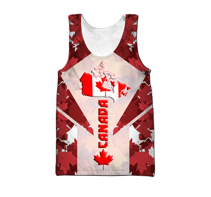 Canada 3dall over printed maple leaf generation