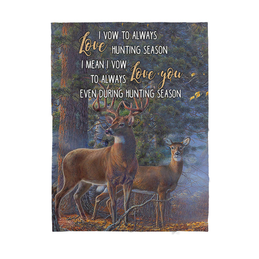Deer Hunting Sherpa Blanket TT