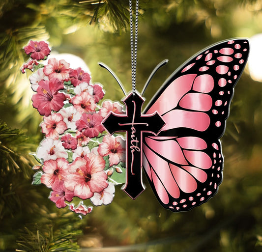 Jesus Faith Christmas Tree Hanging Ornament