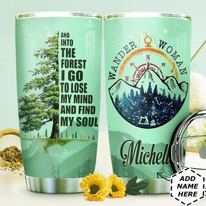Personalized Name Camping Stainless Steel Tumbler