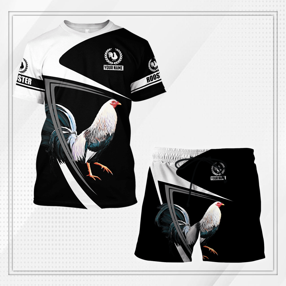 Personalized Rooster T-shirt and Short 3D All Over Printed DA28042101VH