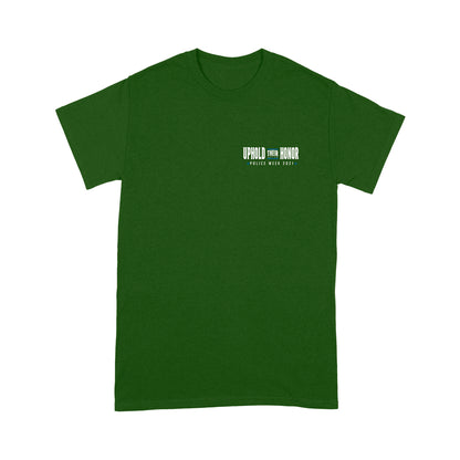 Police Week Uphold Their Honor Personalized T-shirt Special Gift For Dad Papa Grandpa