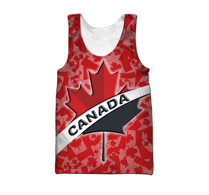 Canada All Over Print 3d all over printed maple leaf spider HHT10072015
