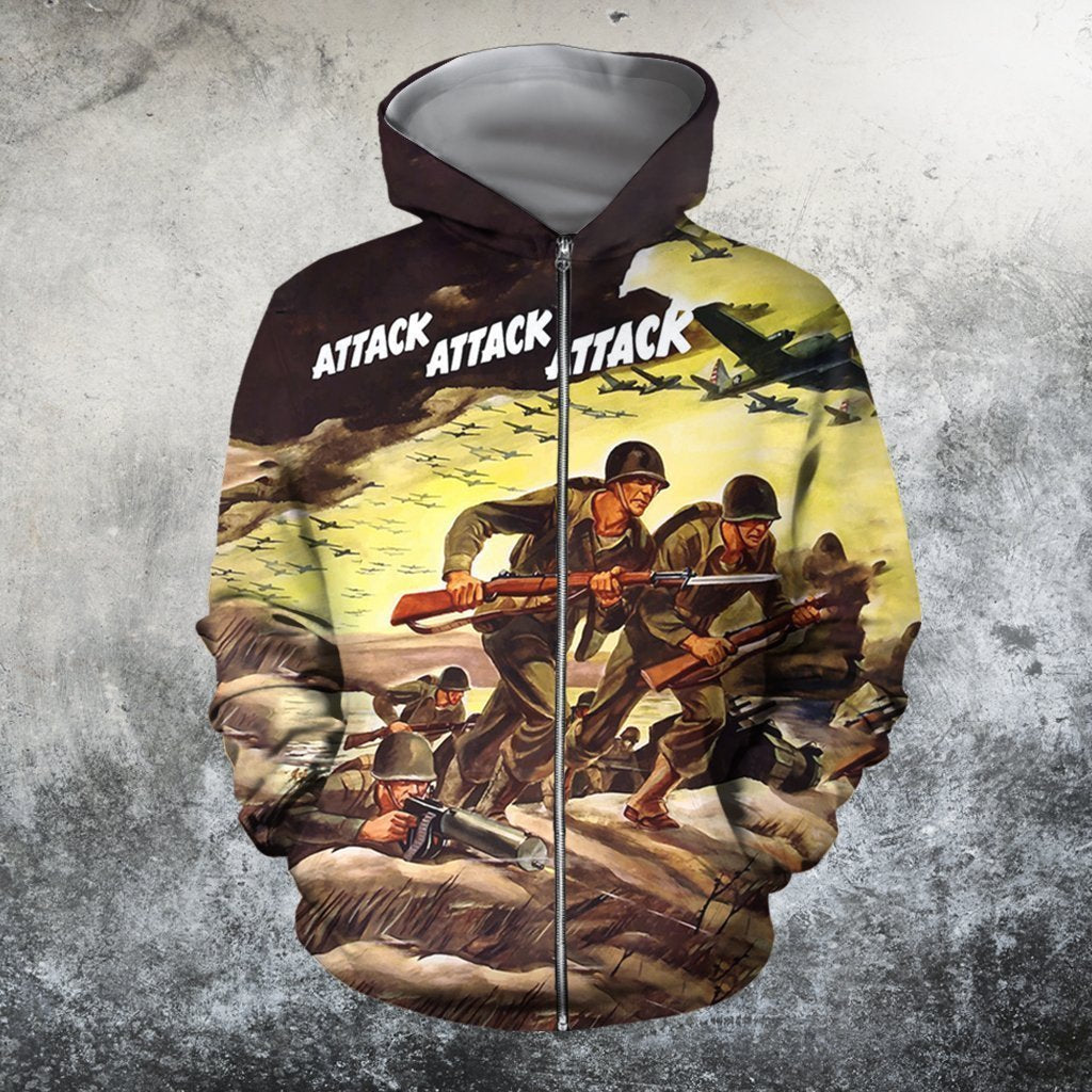 Beautiful World War II Shirts - Amaze Style™-Apparel