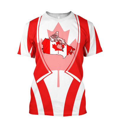 Canada In My Heart Red Maple Leaf Hoodie-HHT09072010