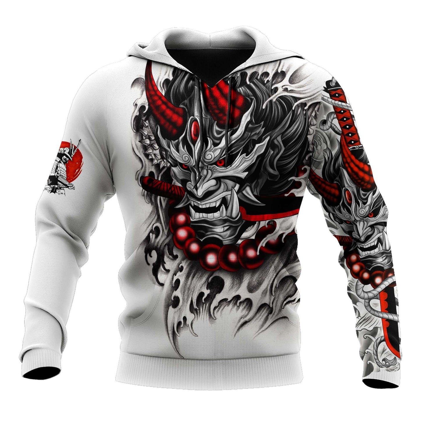 Japan Mask Tattoo 3D All Over Printed Unisex Shirt