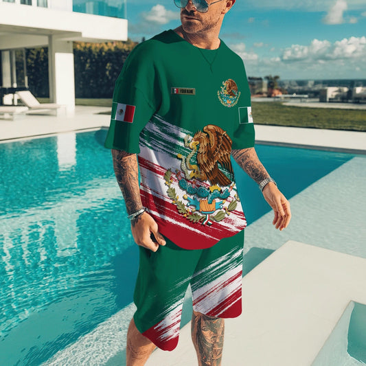 Mexico Combo T-shirt and Short 3D All Over Printed no25