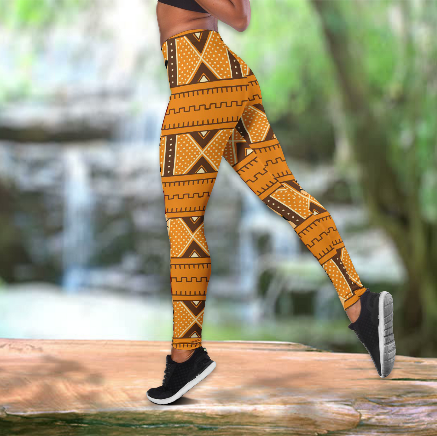She Believed African Culture Legging & Tank top JJ23062002-ML-Apparel-ML-S-No Tank-Vibe Cosy™
