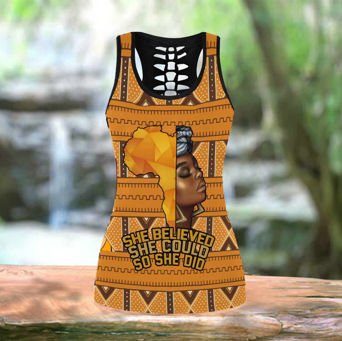 She Believed African Culture Legging & Tank top JJ23062002-ML-Apparel-ML-No Legging-S-Vibe Cosy™