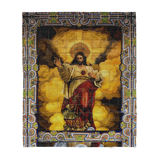 Premium Christian Jesus Catholic Church Blanket - Best gift for Christian - sherpa blanket TT