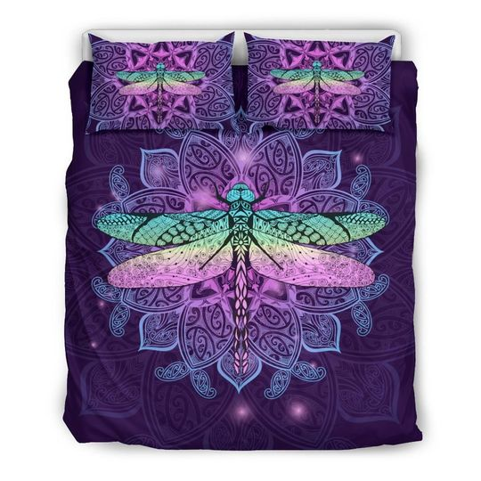 Maori Mandala Dragonfly 3D All Over Printed Bedding