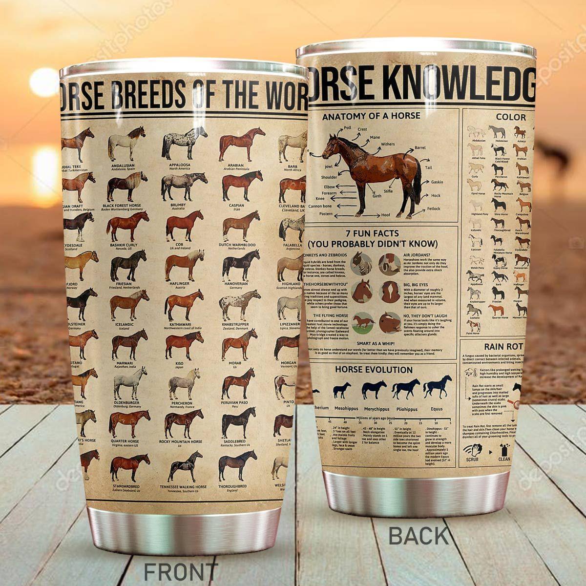 Horse Knowledge Stainless Steel Tumbler TA031811 - Amaze Style™-