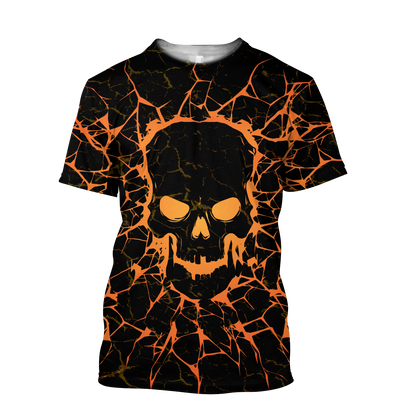 Thunder Skull Hoodie 3D All Over Printed Shirts For Men HHT24072001-LAM-Apparel-LAM-T-Shirts-S-Vibe Cosy™