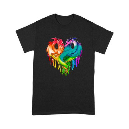 Coloful Dragon Couple T-shirt MEI