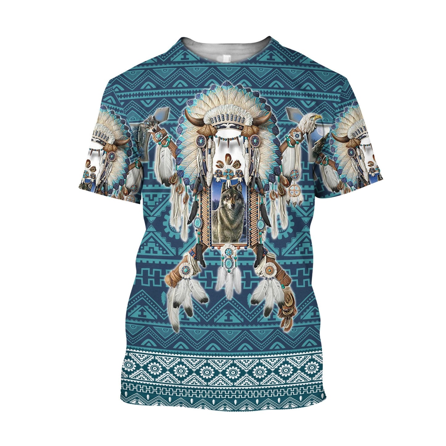 Native American 3D All Over Printed Unisex Shirts