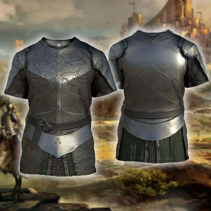 3D ALL OVER PRINTED Chainmail KNIGHT MEDIEVAL ARMOR TOPS MP797 - Amaze Style™-Apparel