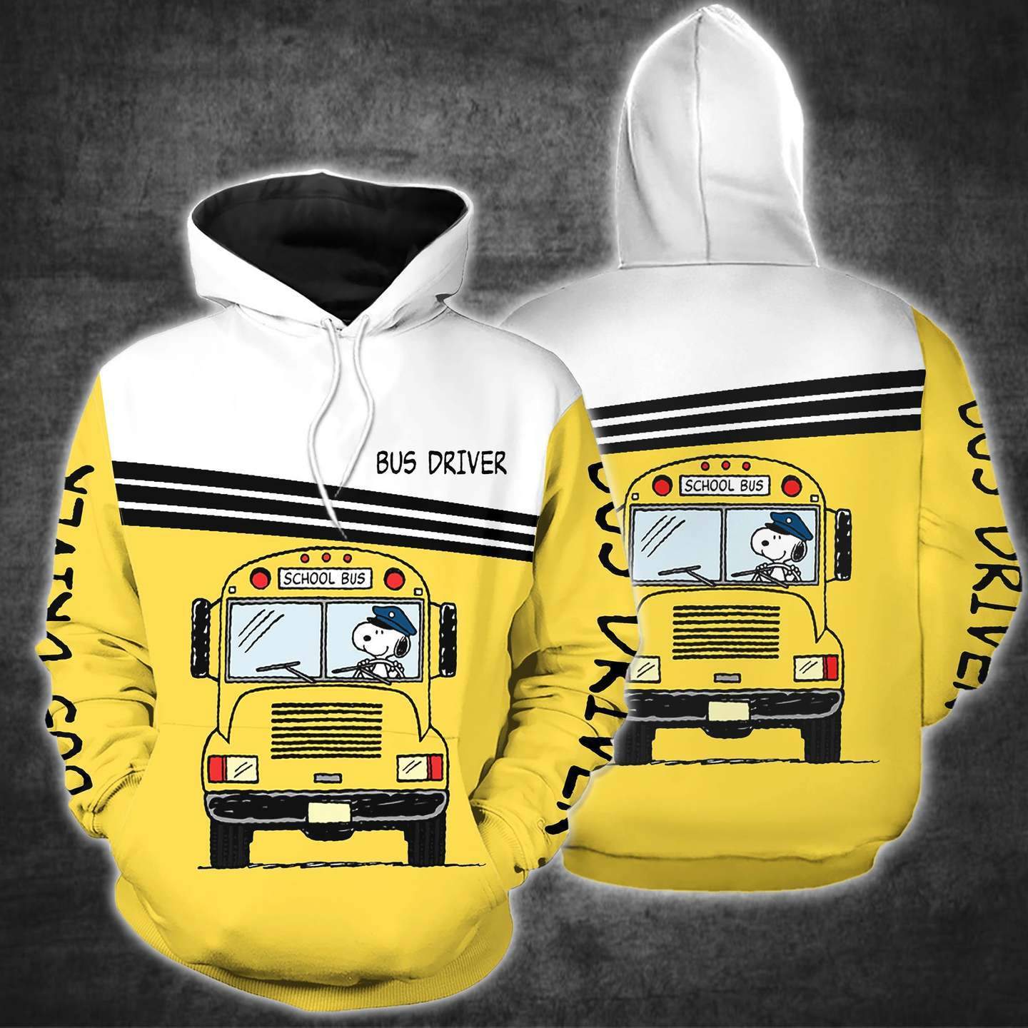 School Bus Hoodie 3D MP844 - Amaze Style™-Apparel