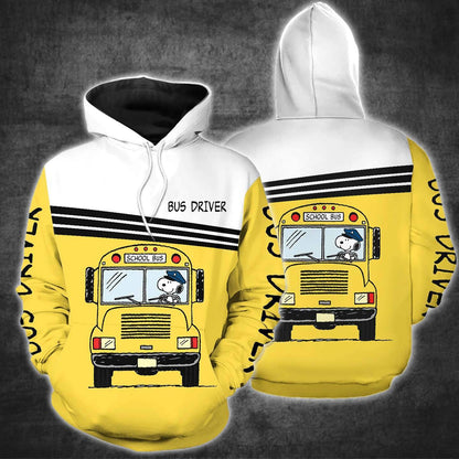 School Bus Hoodie 3D MP844 - Amaze Style™-Apparel