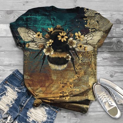Bee 3D All Over Print Hoodie MP849 - Amaze Style™-Apparel