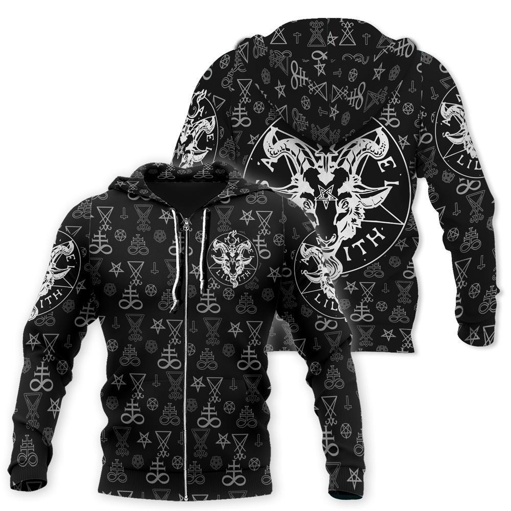 Samael Sport Satanic 3D All Over Printed Hoodie MP854 - Amaze Style™-Apparel