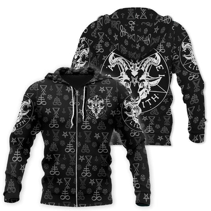 Samael Sport Satanic 3D All Over Printed Hoodie MP854 - Amaze Style™-Apparel