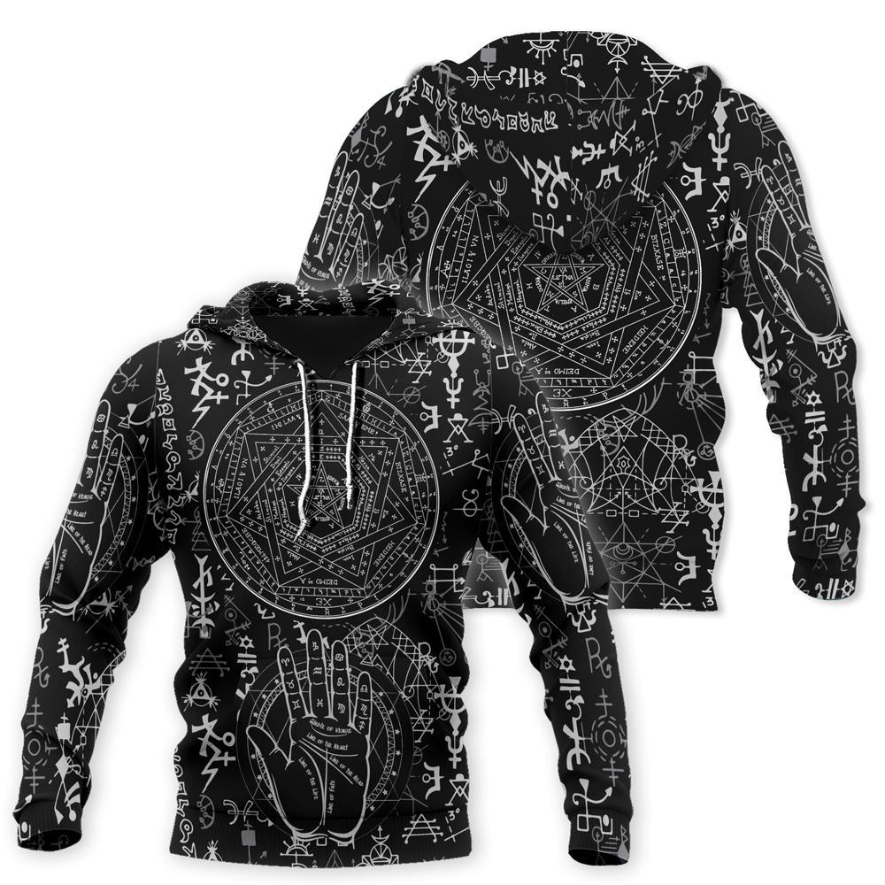 Occult Satan 3D All Over Printed Shirts Hoodie MP852 - Amaze Style™-Apparel