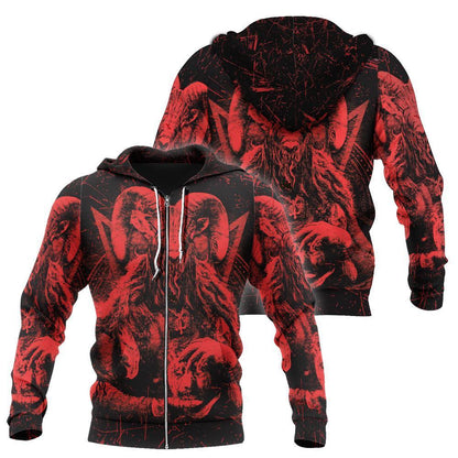 Satanic Rock 3D All Over Printed Shirt Hoodie MP857 - Amaze Style™-Apparel
