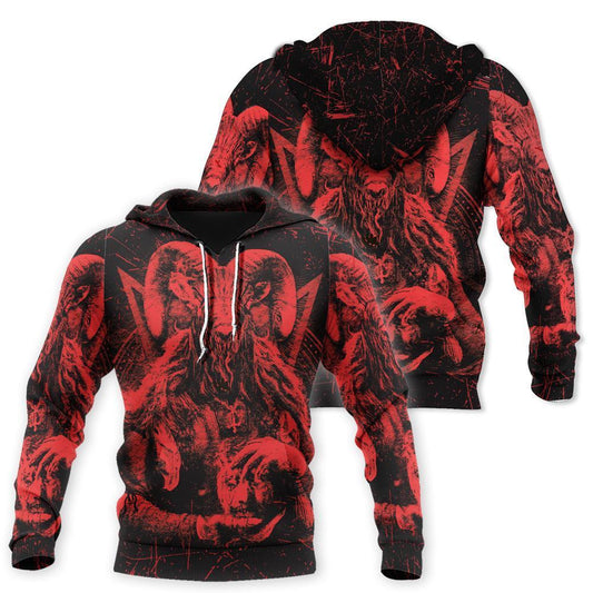 Satanic Rock 3D All Over Printed Shirt Hoodie MP857 - Amaze Style™-Apparel
