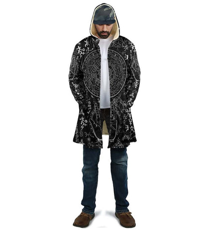 Occult Satan Hooded Coat MP852 - Amaze Style™-Apparel