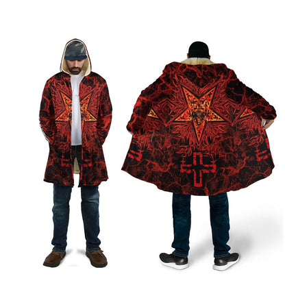 Satabuc Tribal Hooded Coat MP858 - Amaze Style™-Apparel