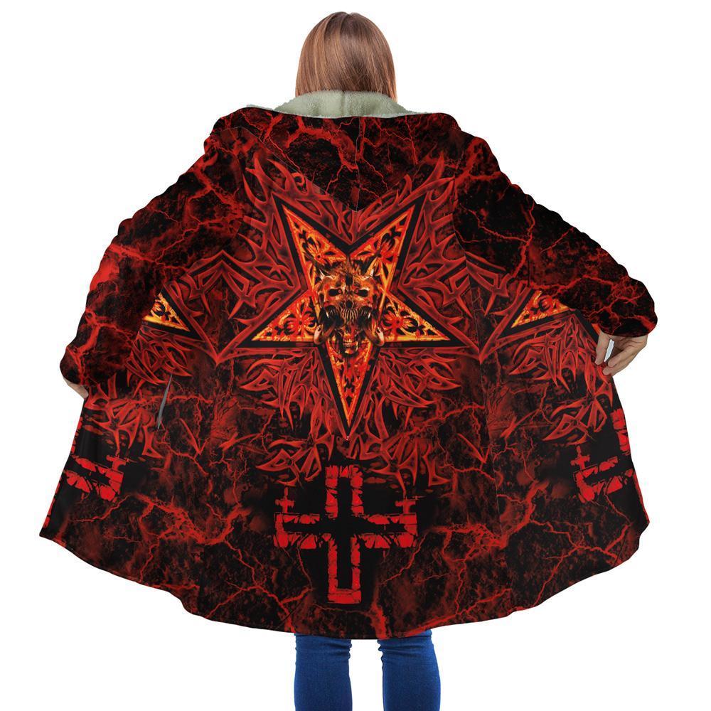 Satabuc Tribal Hooded Coat MP858 - Amaze Style™-Apparel