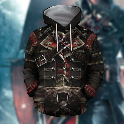 3D All Over Printed Assassin Knights Templar Tops - Amaze Style™-Apparel