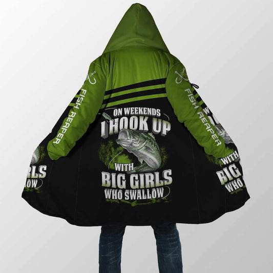 Fishing Green Bass Coat HC3305 - Amaze Style™-Apparel