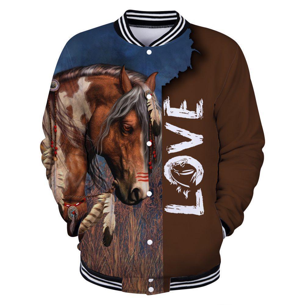 Love Horse 3D All Over Printed Shirt Hoodie For Men And Women TR2204201 - Amaze Style™-Apparel