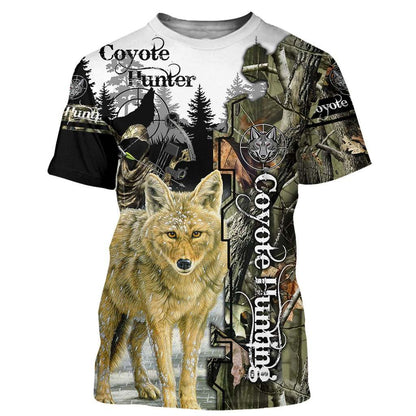 Coyote Hunting 3D All Over Printed Shirts for Men and Women MP883 - Amaze Style™-Apparel