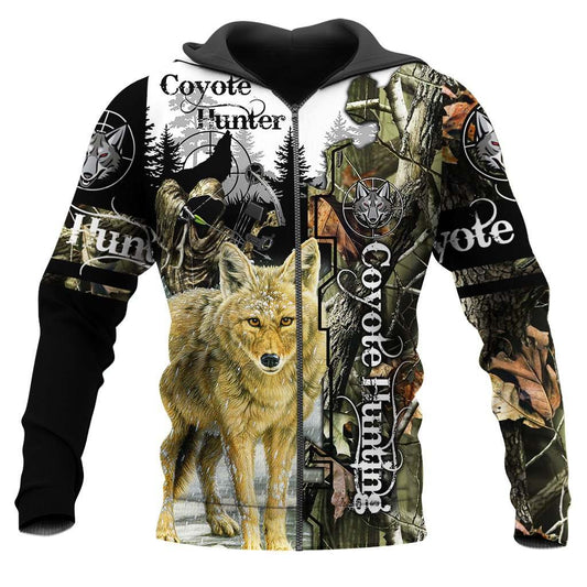 Coyote Hunting 3D All Over Printed Shirts for Men and Women MP883 - Amaze Style™-Apparel