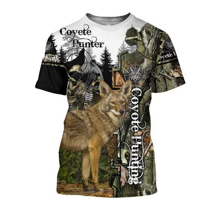 Coyote Hunting 3D All Over Printed Shirts for Men and Women MP882 - Amaze Style™-Apparel