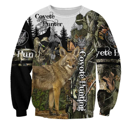Coyote Hunting 3D All Over Printed Shirts for Men and Women MP882 - Amaze Style™-Apparel