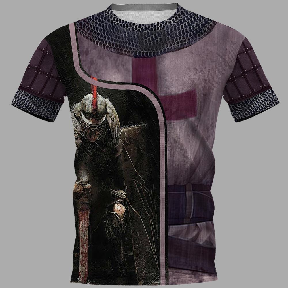 KNIGHT TEMPLAR CHAINMAIL 3D OVER PRINTED HOODIE SWEATER MP884 - Amaze Style™-Apparel