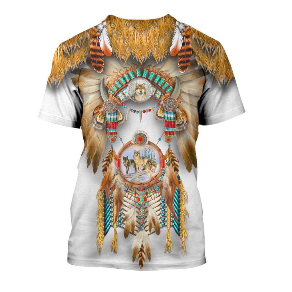 NATIVE AMERICAN 3D OVER PRINTED HOODIE SWEATER MP887 - Amaze Style™-Apparel