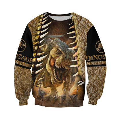 DINOSAUR ART 3D ALL OVER PRINTED SHIRTS MP896 - Amaze Style™-Apparel