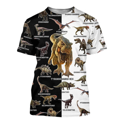 DINOSAUR 3D ALL OVER PRINTED SHIRTS MP895 - Amaze Style™-Apparel