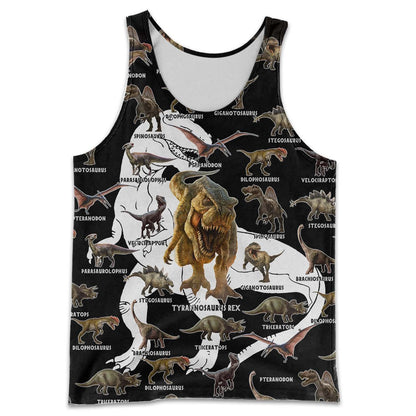 DINOSAUR 3D ALL OVER PRINTED SHIRTS MP894 - Amaze Style™-Apparel