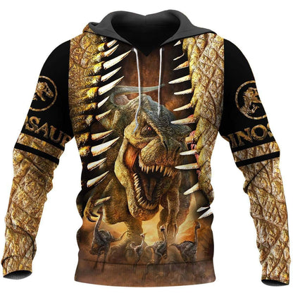 DINOSAUR ART 3D ALL OVER PRINTED SHIRTS MP896 - Amaze Style™-Apparel