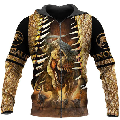 DINOSAUR ART 3D ALL OVER PRINTED SHIRTS MP896 - Amaze Style™-Apparel