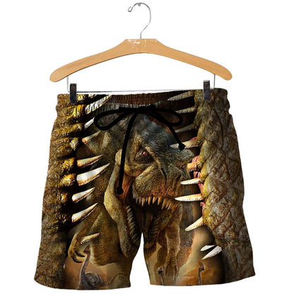 DINOSAUR ART 3D ALL OVER PRINTED SHIRTS MP896 - Amaze Style™-Apparel