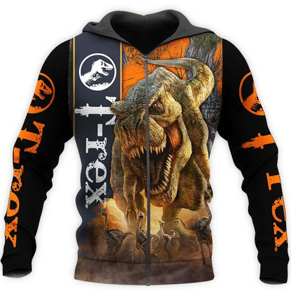 DINOSAUR T-REX 3D ALL OVER PRINTED SHIRTS